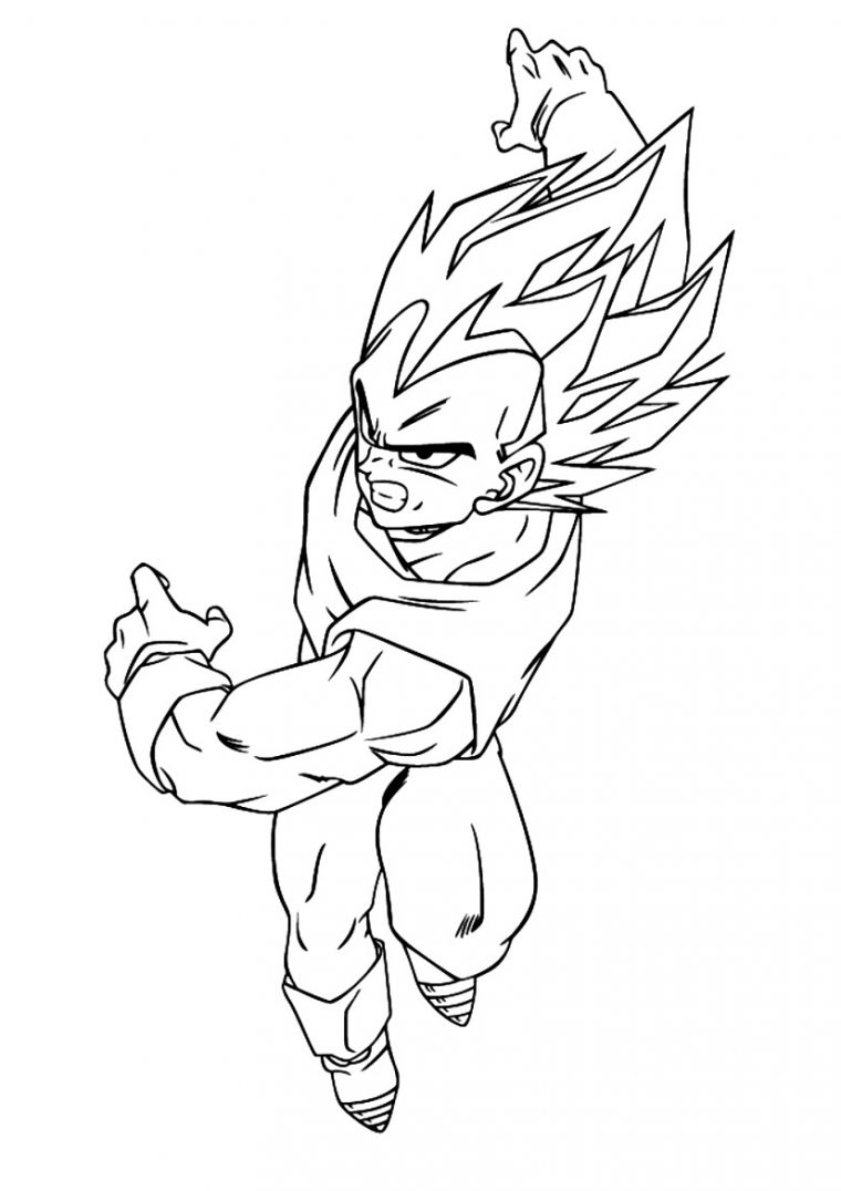 Coloriage Dragon Ball Z  20 Images À Imprimer Gratuitement destiné Image De Dragon Ball Z Coloriage