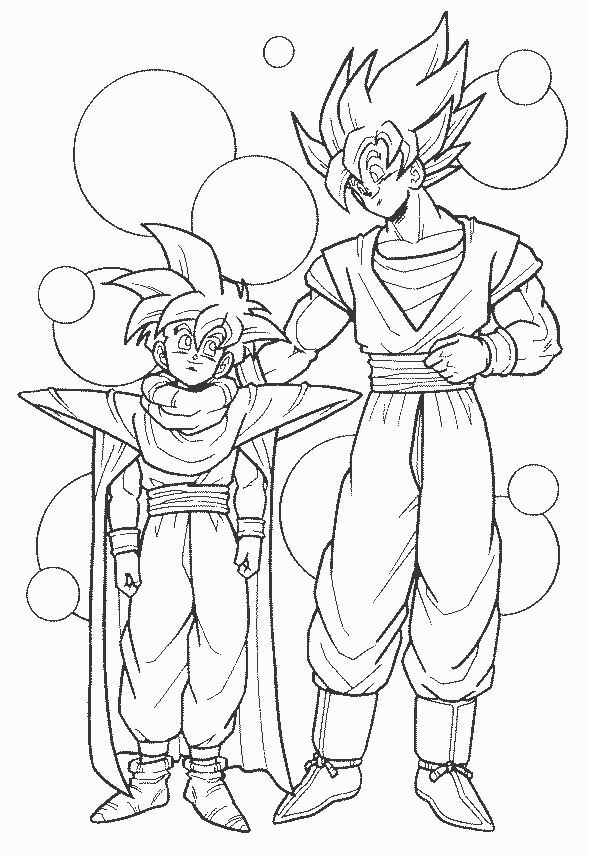 Coloriage Dragon Ball Z #38544 (Dessins Animés) - Album De Coloriages concernant Dragon Ball Dessin A Imprimer 