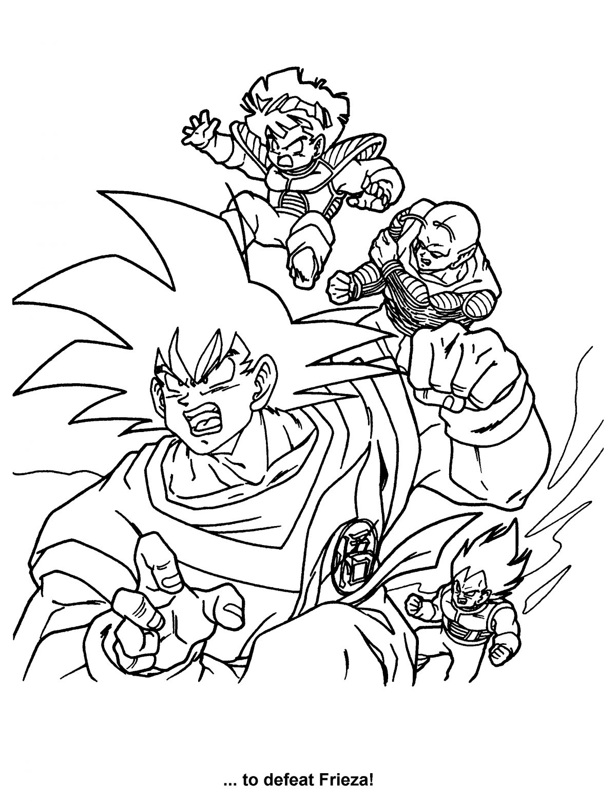 Coloriage Dragon Ball Z #38550 (Dessins Animés) - Album De Coloriages avec Dessins De Dragon Ball Z