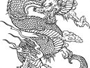 Coloriage Dragon Chinois À Imprimer pour Dessin Dragon A Imprimer