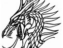 Coloriage Dragon Mechant Dessin Dragon À Imprimer intérieur Coloriage En Ligne Dragon