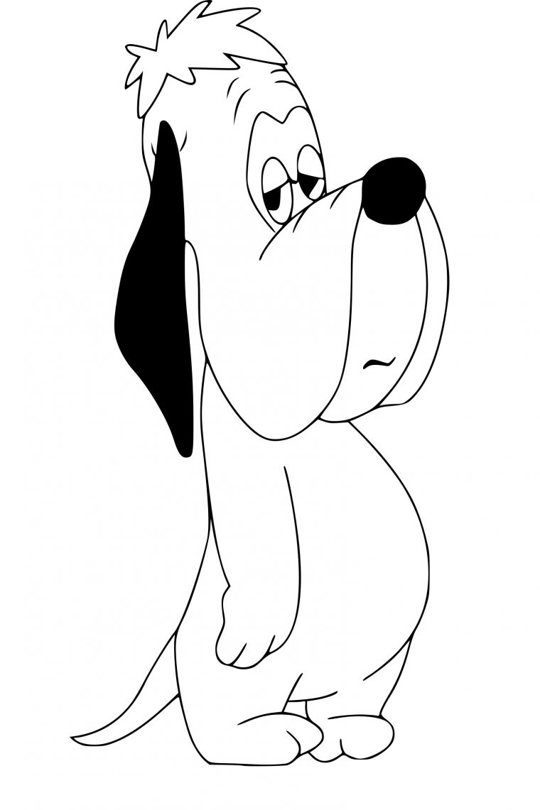 Coloriage Droopy Le Chien À Imprimer avec Dessin Drole A Imprimer