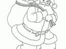 Coloriage Du Père Noël Avec Sac Plein De Cadeaux encequiconcerne Dessin Père Noel À Imprimer Gratuit
