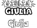 Coloriage Du Prénom Giulia : À Imprimer Ou Télécharger Facilement destiné Prénom A Imprimer