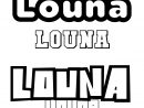 Coloriage Du Prénom Louna : À Imprimer Ou Télécharger Facilement avec Prénom A Imprimer