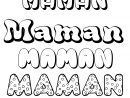 Coloriage Du Prénom Maman : À Imprimer Ou Télécharger Facilement intérieur Maman Dessin