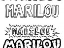 Coloriage Du Prénom Marilou : À Imprimer Ou Télécharger Facilement serapportantà Dessin De Prenom