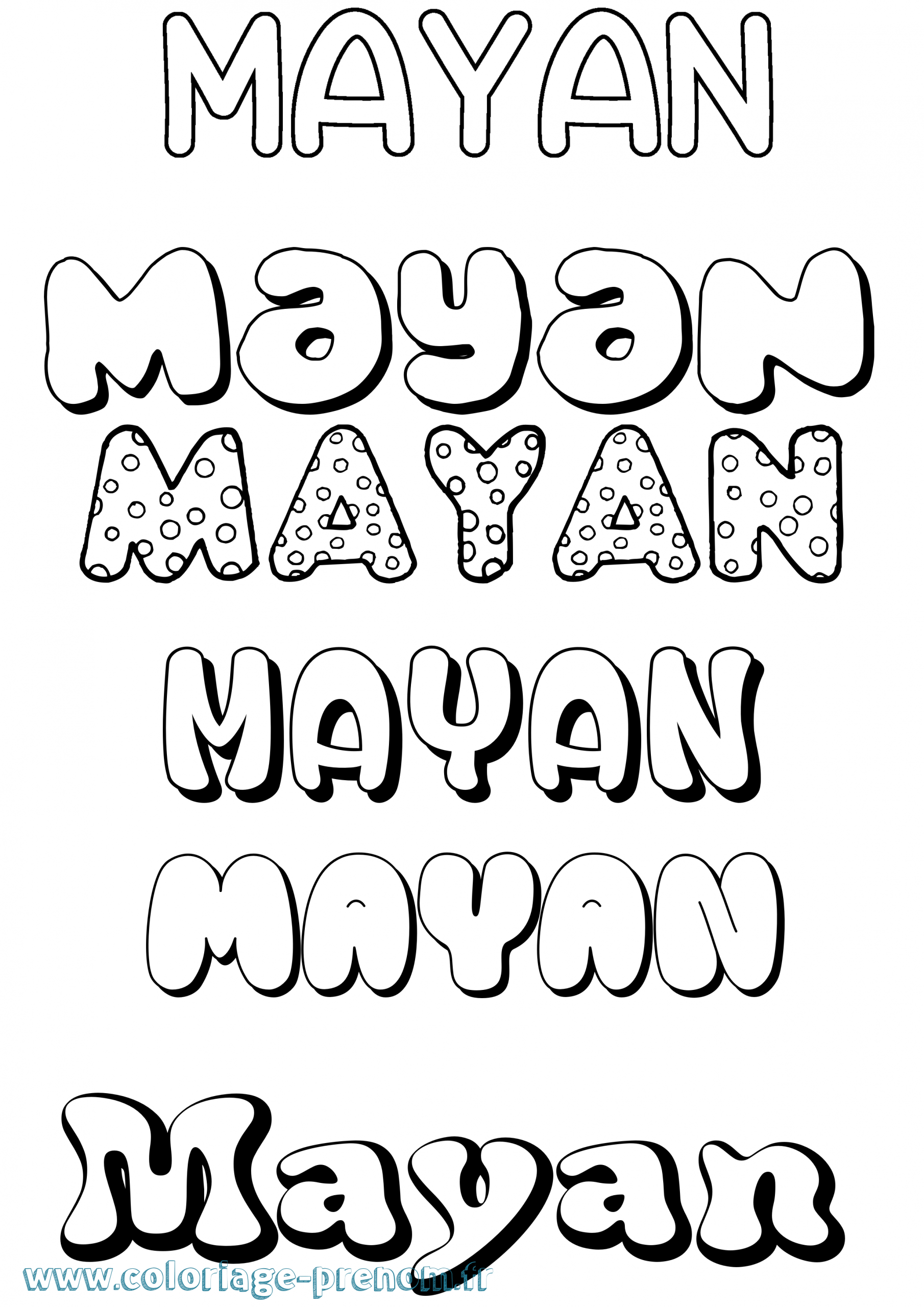Coloriage Du Prénom Mayan : À Imprimer Ou Télécharger Facilement serapportantà Dessin De Prenom 