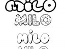 Coloriage Du Prénom Milo : À Imprimer Ou Télécharger Facilement destiné Dessin Prenom