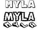 Coloriage Du Prénom Myla : À Imprimer Ou Télécharger Facilement concernant Prénom Simple Fille