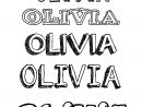 Coloriage Du Prénom Olivia : À Imprimer Ou Télécharger Facilement concernant Coloriage Avec Prenom