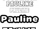 Coloriage Du Prénom Pauline : À Imprimer Ou Télécharger Facilement destiné Prénom À Colorier