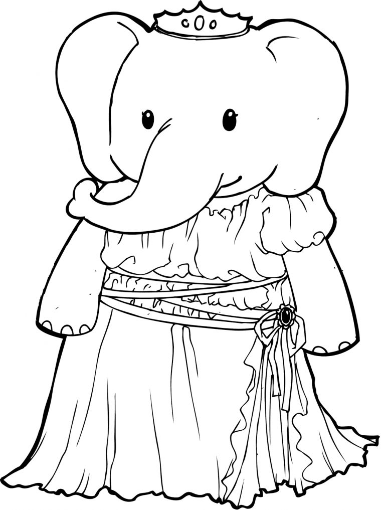 Coloriage Éléphant #6436 (Animaux) – Album De Coloriages serapportantà Coloriage Éléphant A Imprimer