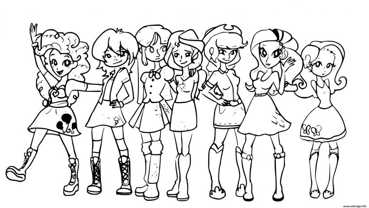 Coloriage Equestria Girls Dessin Equestria Girls À Imprimer intérieur Coloriage Twilight