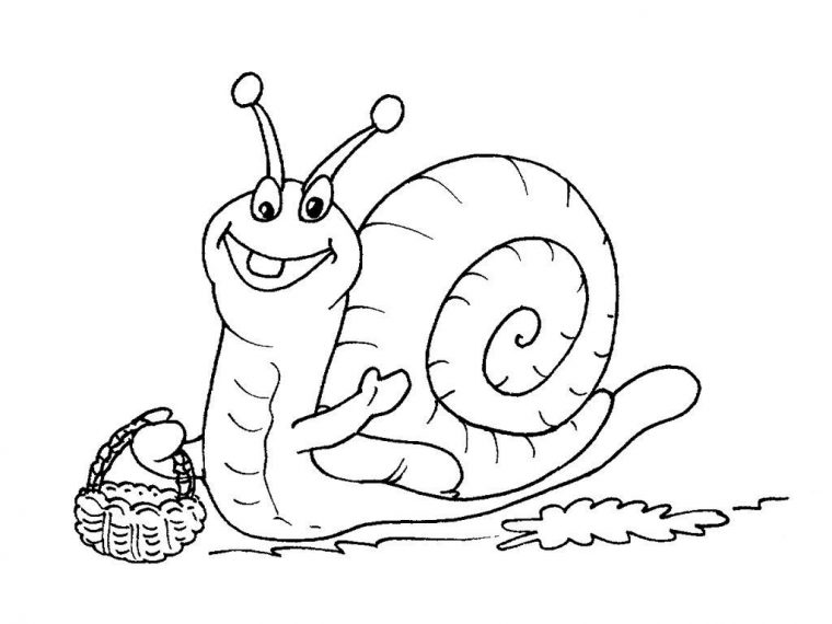 Coloriage Escargot 17 – Coloriage Escargots – Coloriages Animaux destiné Coloriage Escargot