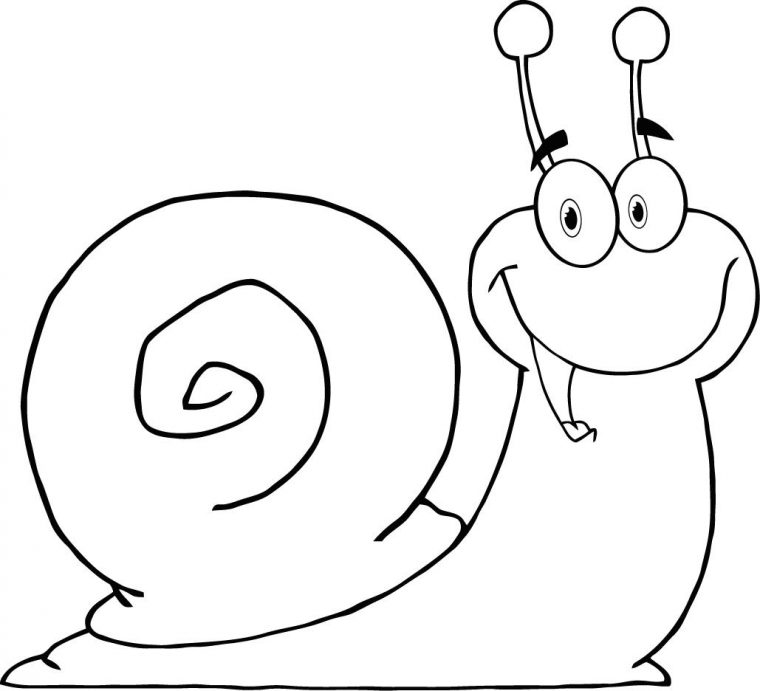 Coloriage Escargot À Imprimer Sur Coloriages intérieur Escargot Com Coloriage