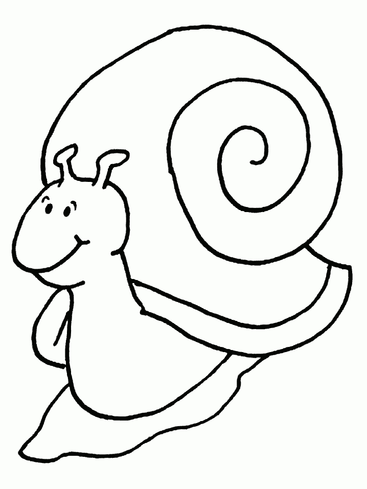 Coloriage Escargots 4 pour Escargot Com Coloriage 