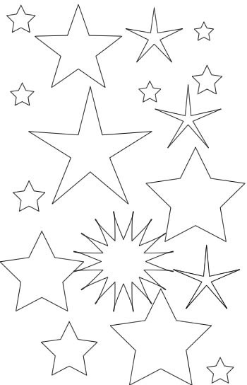 Coloriage Étoile Par Tout Dessin Gratuit À Imprimer concernant Étoiles Dessins 