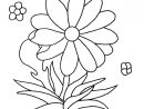 Coloriage Fleur Simple Facile Maternelle Dessin Fleurs À Imprimer serapportantà Fleur A Dessiner Facile
