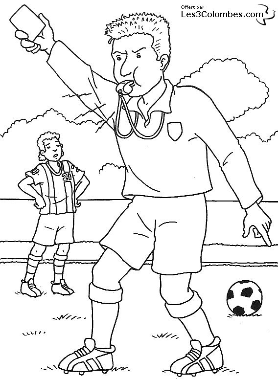 Coloriage Foot 07 - Coloriage En Ligne Gratuit Pour Enfant avec Coloriage À Imprimer De Foot 