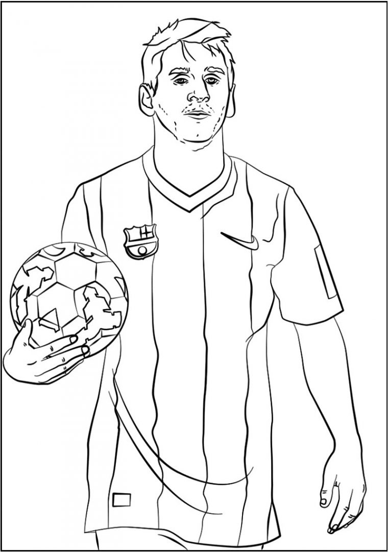 Coloriage Foot 2018 Beau Photos Coloriage De Foot Messi Lionel Messi avec Image De Foot A Colorier