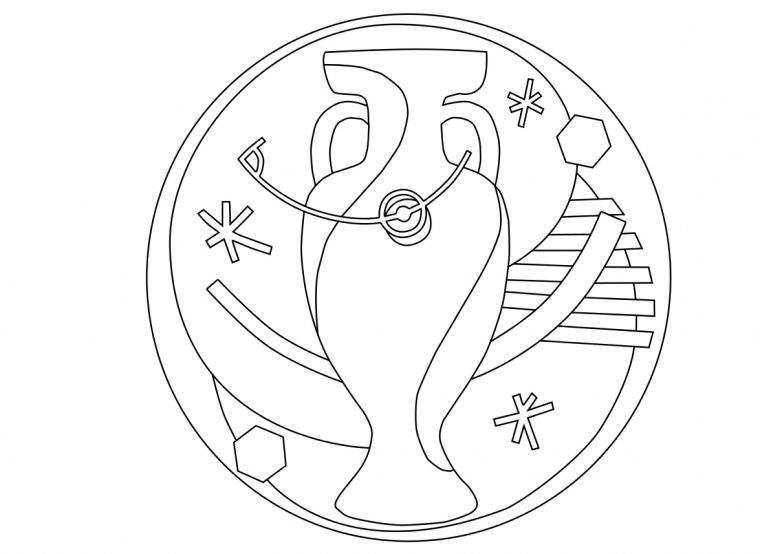 Coloriage Football Euro 2016 À Imprimer destiné Coloriage Ecusson