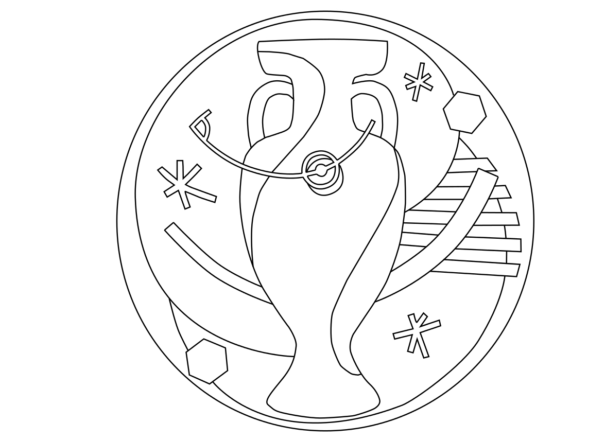 Coloriage Football Euro 2016 À Imprimer destiné Coloriage Ecusson