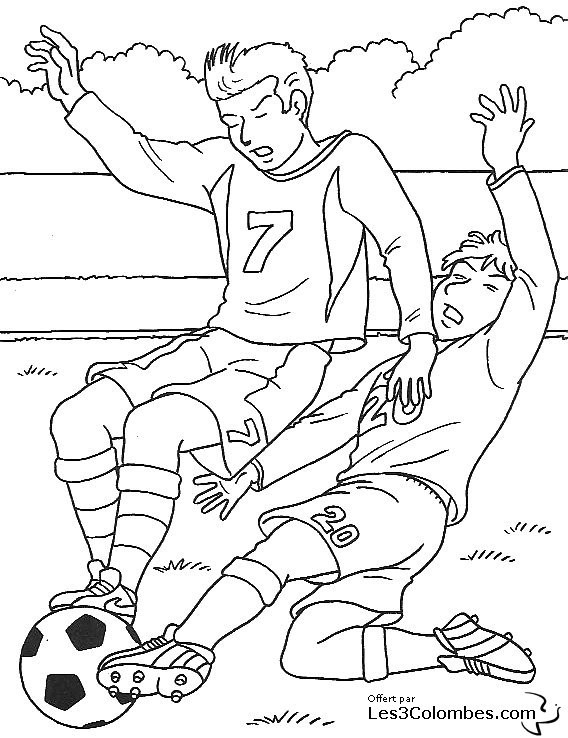 Coloriage Football Maternelle Dessin Gratuit À Imprimer destiné Coloriage À Imprimer De Foot