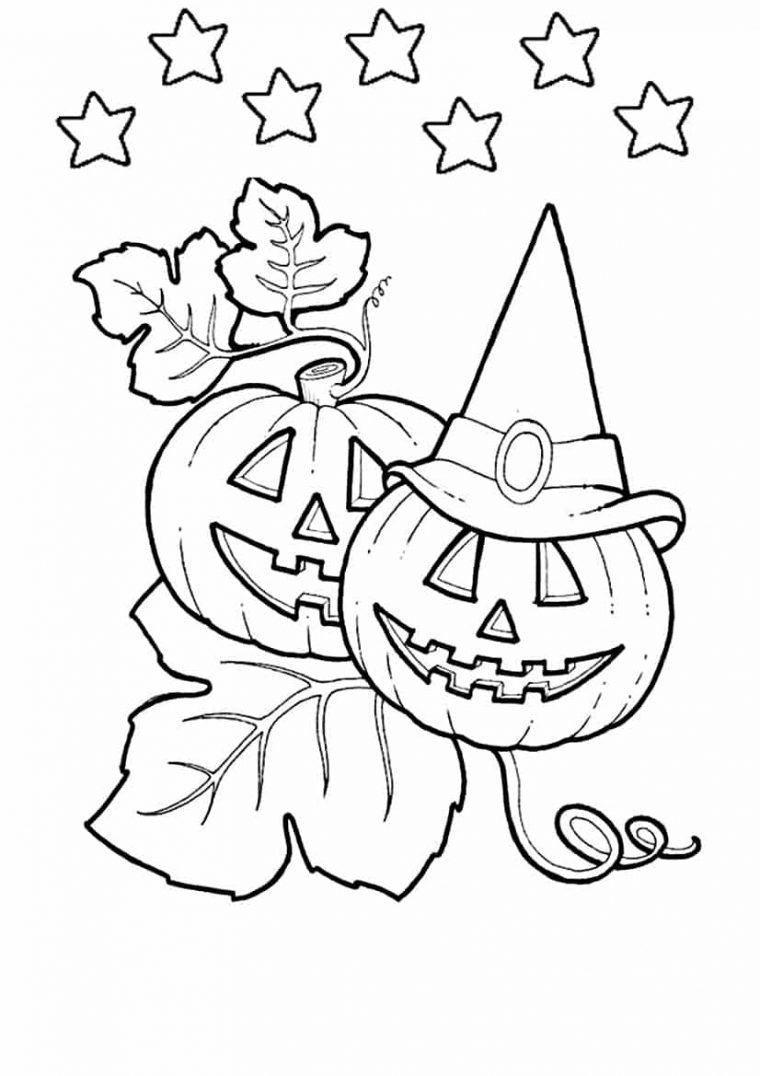 Coloriage Fr: 10+ Coloriage A Imprimer Citrouille Halloween avec Coloriage Halloween Citrouille