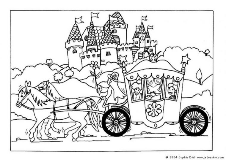 Coloriage Fr: Coloriage Chateau De Princesse A Imprimer à Coloriage À Imprimer Chateau De Princesse