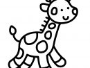 Coloriage Girafe Maternelle Bebe Facile Dessin Girafe À Imprimer serapportantà Dessin Bébé Animaux
