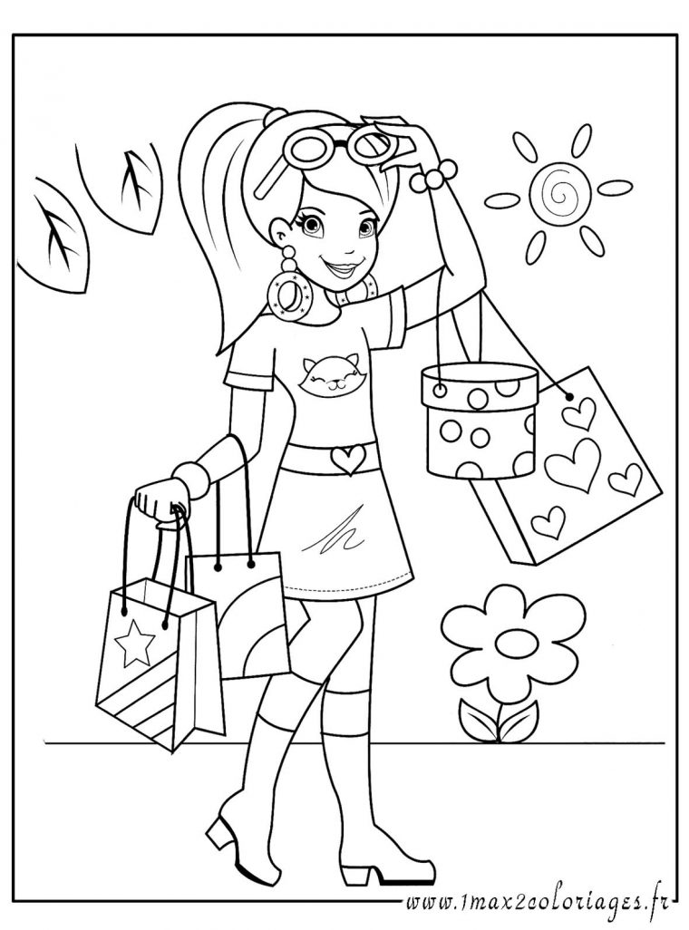 Coloriage Gratuit Pour Fille De 8 Ans – Ti Bank destiné Coloriage De Grande Fille A Imprimer