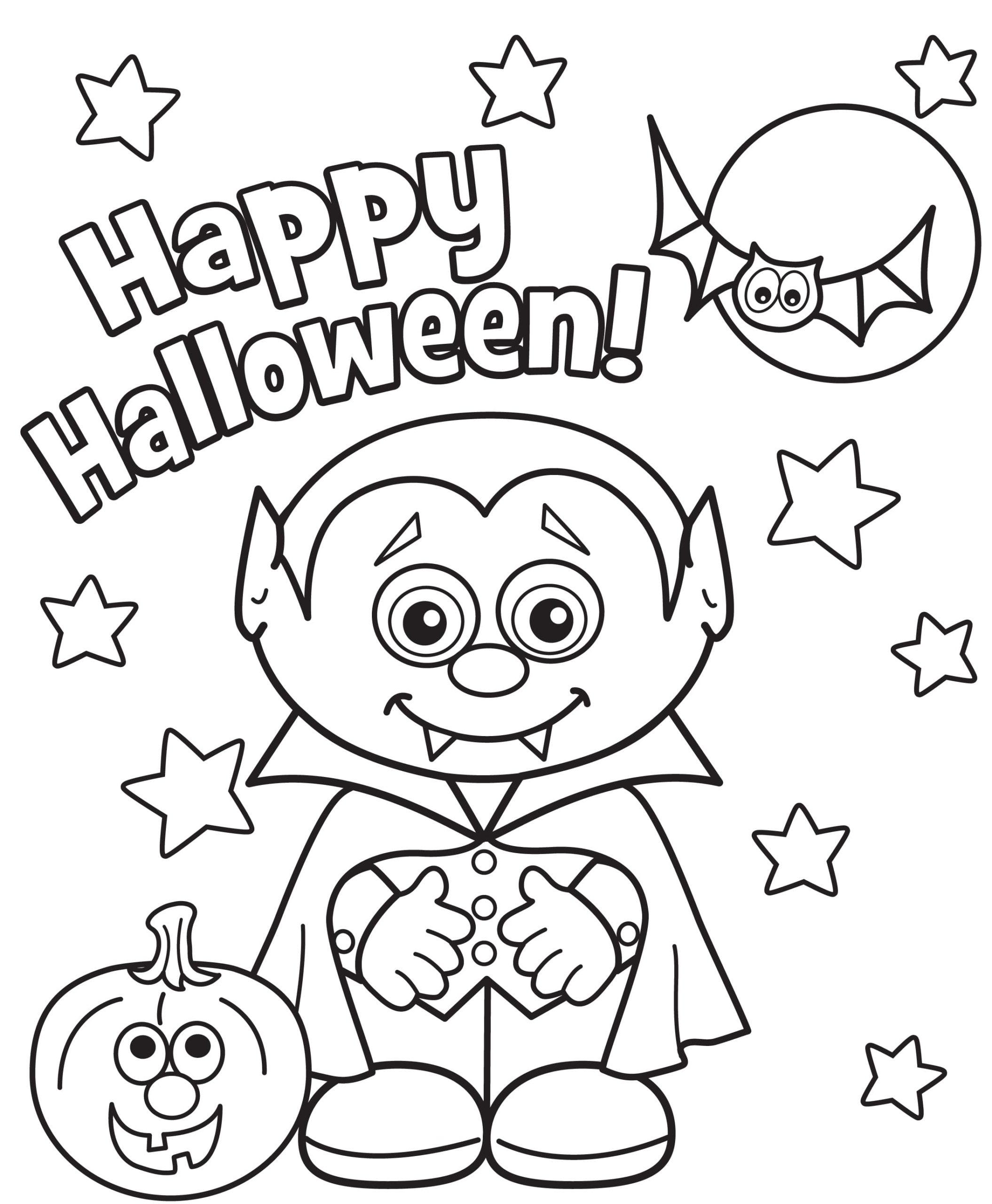 Coloriage Halloween. 130 Coloriages À Imprimer  Wonder Day destiné Dessin Pour Halloween