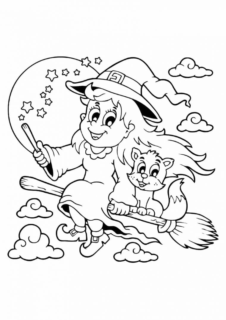 Coloriage Halloween  15 Images À Imprimer Gratuitement pour Coloriage Halloween Gratuit