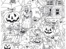 Coloriage Halloween - Coloriages Gratuits À Imprimer - Dessin 31337 à Dessin De Halloween