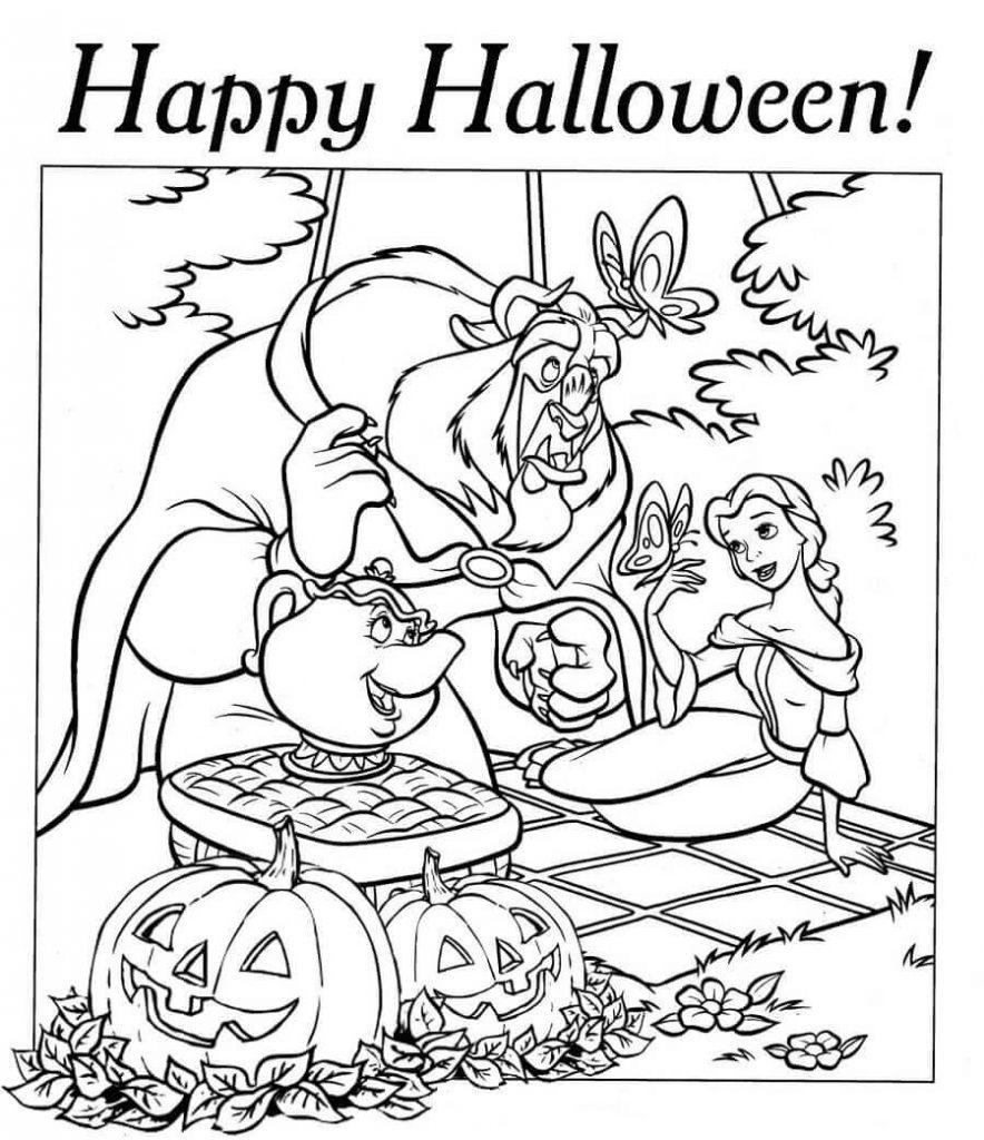Coloriage Halloween Disney Gratuit À Imprimer Et Colorier concernant Image A Colorier Halloween