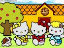 Coloriage Hello Kitty À L'École - Sans Dépasser tout Hello Kitty Sirène
