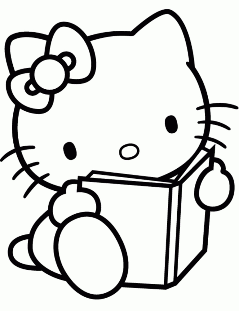 Coloriage Hello Kitty Couleur  Des Milliers De Coloriage Imprimable avec Dessin De Hello Kitty En Couleur 