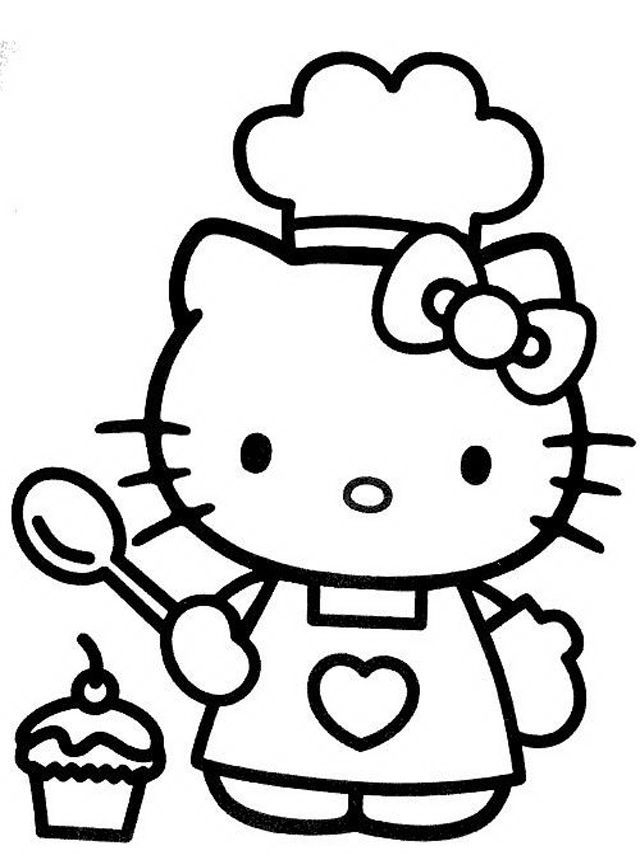 Coloriage Hello Kitty Sirene - Coloriage Gratuit Imprimer destiné Coloriage À Imprimer Hello Kitty Sirène 