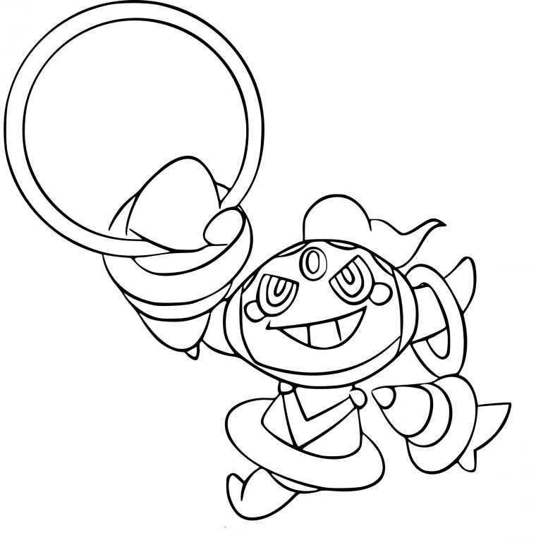 Coloriage Hoopa Pokemon À Imprimer encequiconcerne Coloriages Pokémon