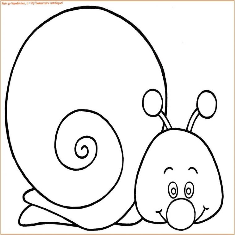 Coloriage Hugo L Escargot Animaux – Meilleures Idées De Décoration Pour dedans Escargot Dessin