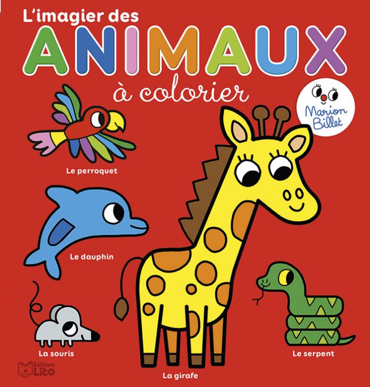 Coloriage Imagier Animaux  Nos Minis tout Imagier Animaux