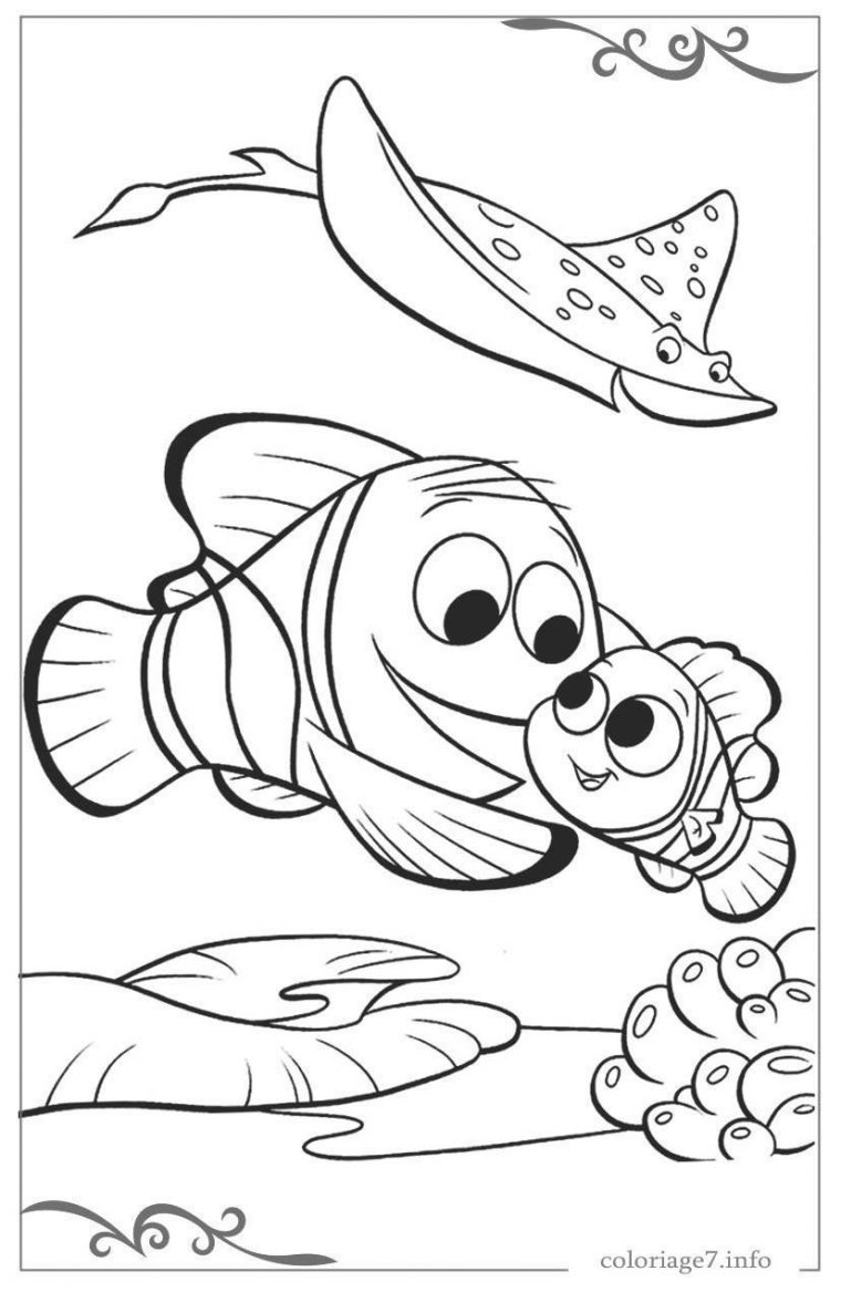 Coloriage Imprimer Nemo – Coloriage Imprimer pour Dessin Nemo