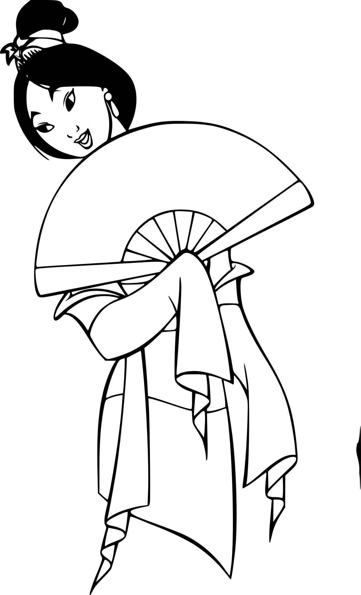 Coloriage Imprimer Princesse Mulan - Coloriage Imprimer pour Dessin De Sanglier À Imprimer 