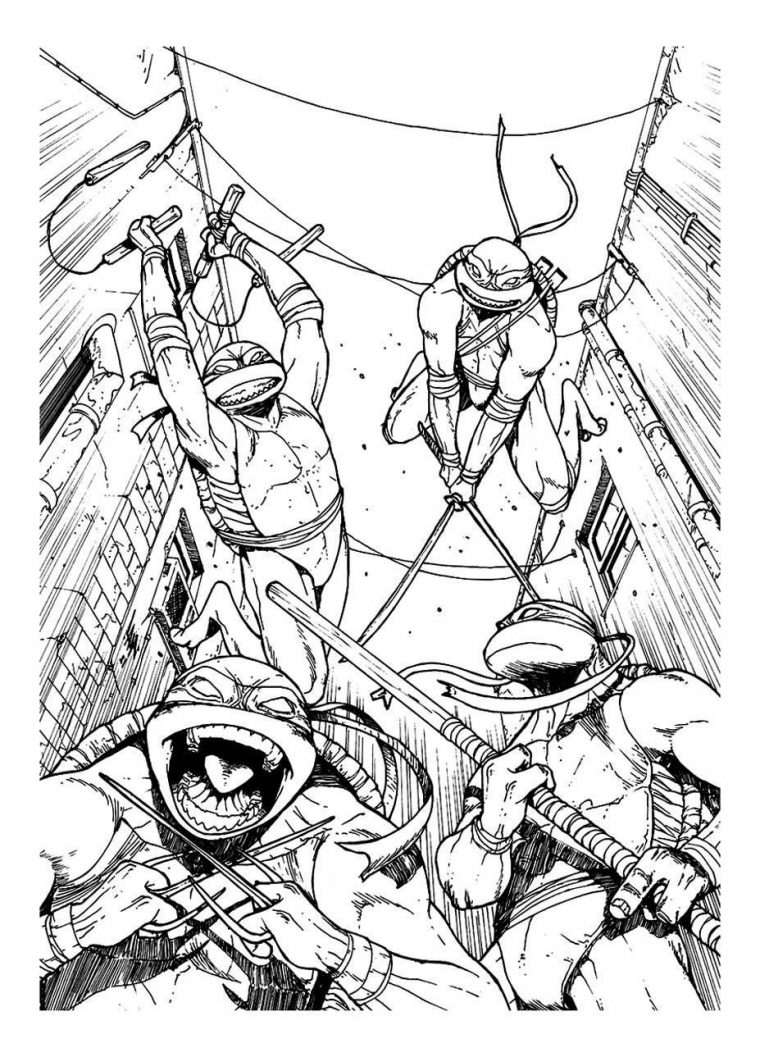 Coloriage Imprimer Tortue Ninja – Coloriage Imprimer dedans Coloriage Tortues Ninja