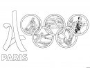 Coloriage Jeux Olympiques Paris 2024 Dessin encequiconcerne Jeux À Colorier