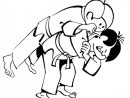 Coloriage Judo Ippon Pour Enfant Dessin Gratuit À Imprimer avec Faire Du Coloriage