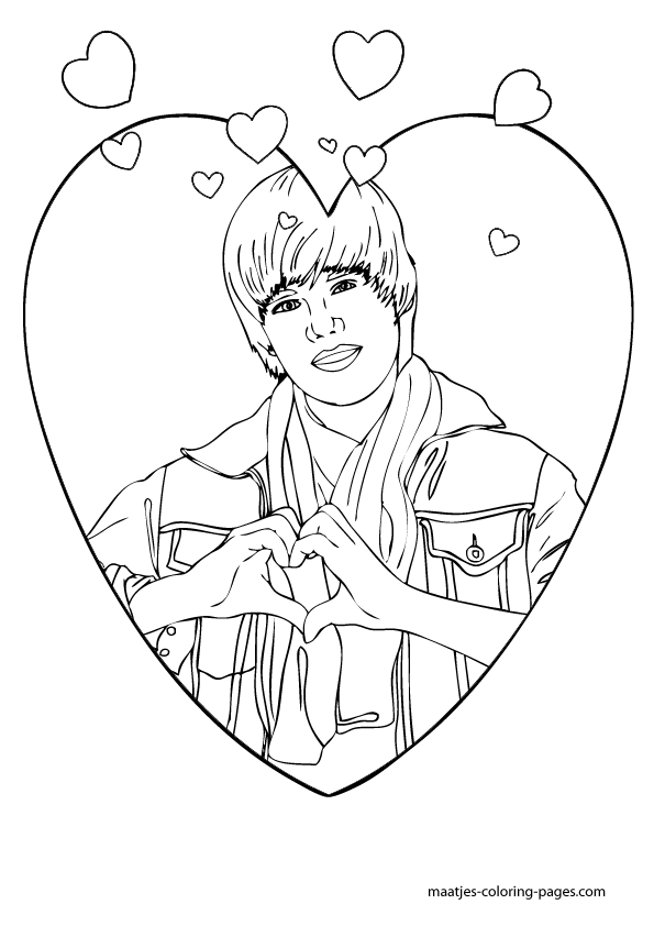 Coloriage Justin Bieber #122439 (Célébrités) - Album De Coloriages encequiconcerne Coloriage Justin Bieber 