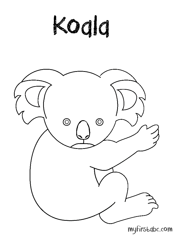 Coloriage Koala #9333 (Animaux) - Album De Coloriages tout Coloriage De Koala 