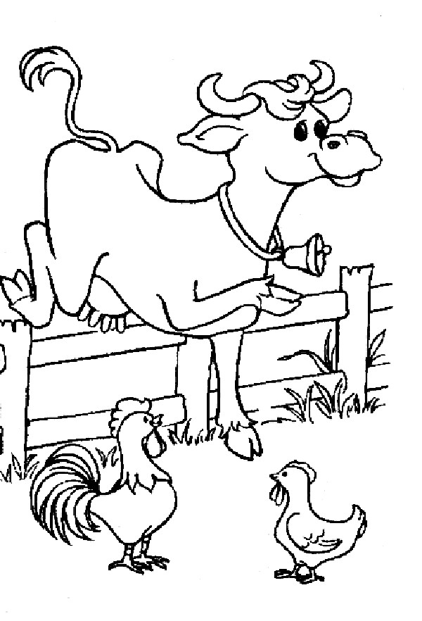 Coloriage La Vache Se Promène Dessin Gratuit À Imprimer serapportantà Dessin A Colorier Vache 